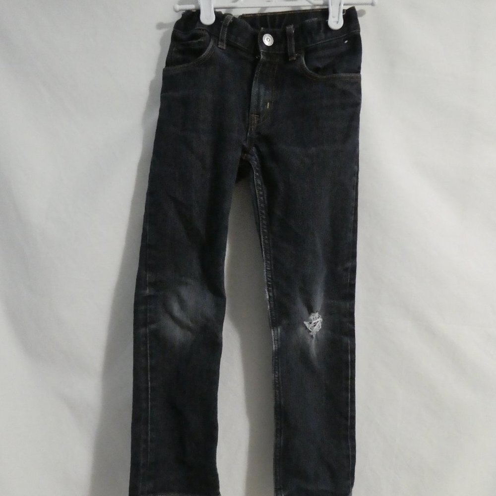 H&M DENIM & DENIM Slim Fit 7-8 years boy's damaged jeans, EUC